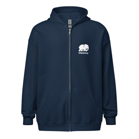 Elephant Stars - Full Zip Womens Hoodie
